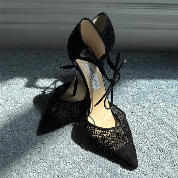 Jimmy Choo Black Suede Women´s Heels